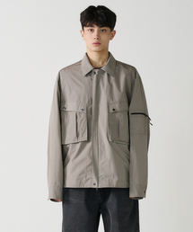 NOUN（ノウン）の「nylon shirts jacket (beige)（ナイロンジャケット）」