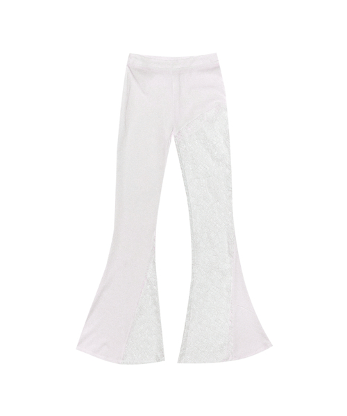 DARLING, YOU'RE BAD(ダーリンユーアーバッド)の「LACE BOOTS CUT PANTS #WHITE(その他パンツ・レディース・その他・SMALL/MEDIUM)」の2枚目の写真
