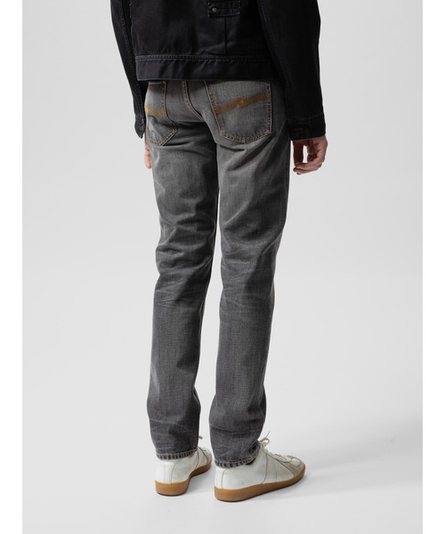 Nudie Jeans(ヌーディージーンズ)の「Nudie Jeans/ヌーディージーンズ Steady Eddie II / レギュラーテーパード ジーンズ / Grey Crosshatch(デニムパンツ・メンズ・グレー系その他・28/29/30/31/32/33/34/36)」の5枚目の写真