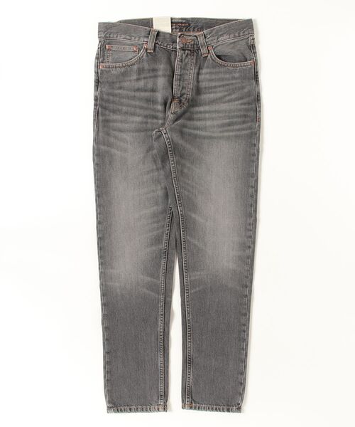 Nudie Jeans(ヌーディージーンズ)の「Nudie Jeans/ヌーディージーンズ Steady Eddie II / レギュラーテーパード ジーンズ / Grey Crosshatch(デニムパンツ・メンズ・グレー系その他・28/29/30/31/32/33/34/36)」の3枚目の写真