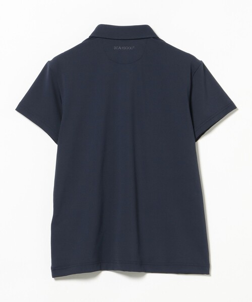 BEAMS GOLF（ビームスゴルフ）の「PURPLE LABEL / フロントフリル ボロシャツ（吸水速乾・UVカット）（ポロシャツ・レディース・ホワイト/ネイビー・LARGE/MEDIUM/SMALL）」の18枚目の写真
