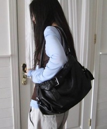 DIAVEL | 【4色展開・2WAY】韓国CHILLムード ソフトレザー大容量ショルダー＆クロスバッグ(ショルダーバッグ)