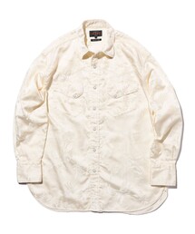 BEAMS PLUS(�r�[���X�v���X)��Western Shirt Jacquard(�V���c/�u���E�X)