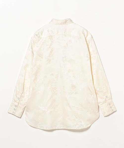 BEAMS PLUS（ビームスプラス）の「Western Shirt Jacquard（シャツ/ブラウス・メンズ・ホワイト・SMALL/MEDIUM/LARGE/X-LARGE）」の9枚目の写真