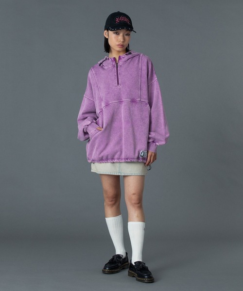 ※説明欄 BANKSY 薄紫パーカー Mサイズ flexwitme swag flexwitme パーカー 紫 yoko swag - メルカリ