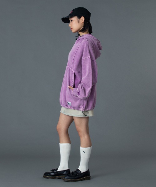 パーカー X-girl  FLEECE ANORAK X-girl（エックスガール）の「ANORAK SWEAT TOP（パーカー）」 - WEAR