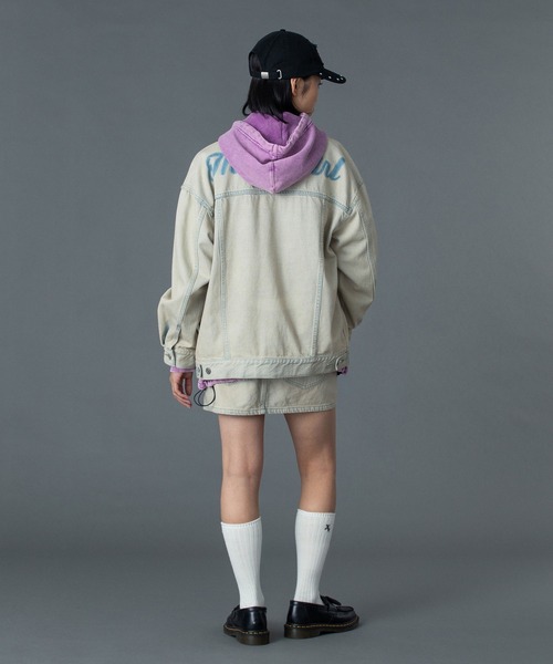パーカー X-girl  FLEECE ANORAK X-girl（エックスガール）の「ANORAK SWEAT TOP（パーカー）」 - WEAR