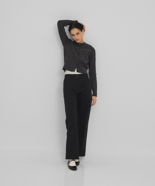 ANOTHER OFFICE WOMEN(アナザー オフィス ウーマン)の「w. Current Cable Cardigan (Dark Navy)(カーディガン/ボレロ・レディース・その他・0)」の4枚目の写真