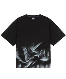 TONSIL（トンスル）の「スプレーダイ 半袖Tシャツ ブラック（Tシャツ/カットソー）」