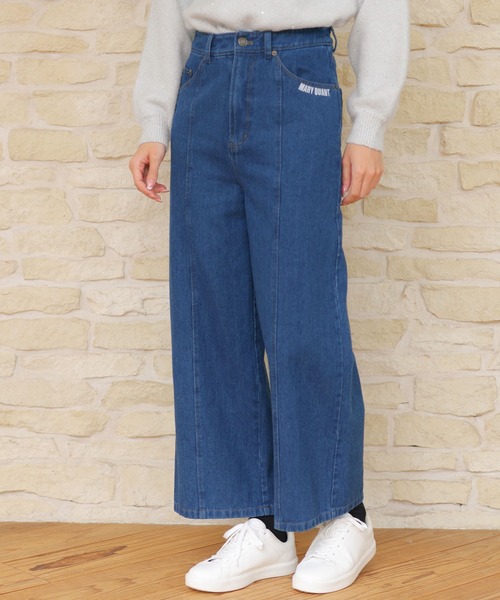 【NEW】マリークワント（MARY QUANT）/ペイントデイジーデニム パンツ ペイントデイジーデニム パンツ（デニムパンツ）｜MARY QUANT（マリー