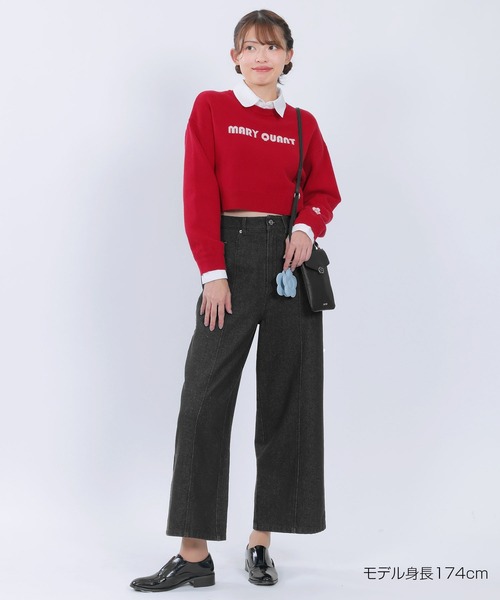 ペイントデイジーデニム パンツ（デニムパンツ）｜MARY QUANT（マリー