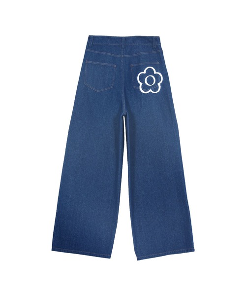 ペイントデイジーデニム パンツ（デニムパンツ）｜MARY QUANT（マリー