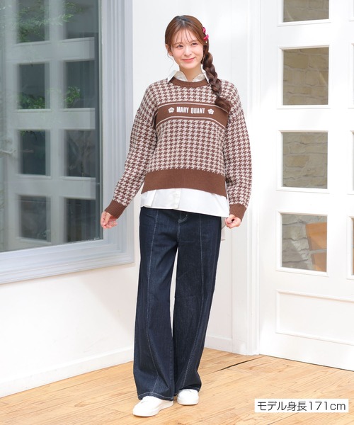 ペイントデイジーデニム パンツ（デニムパンツ）｜MARY QUANT（マリー