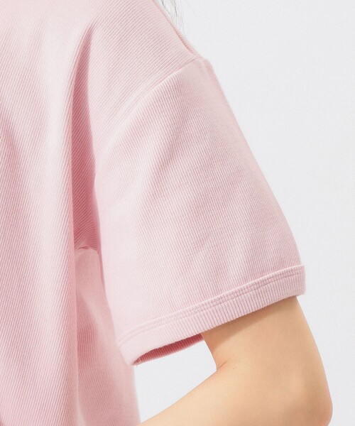 Healthknit(ヘルスニット)の「【別注】Healthknit / ヘビー リブ ショートスリーブ Tシャツ(Tシャツ/カットソー・レディース・ホワイト系その他7/ピンク/ネイビー・ONE SIZE)」の16枚目の写真