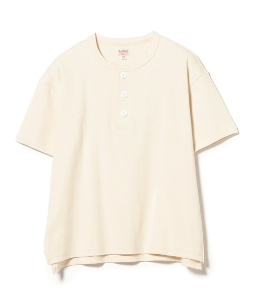Healthknit(ヘルスニット)の「【別注】Healthknit / ヘビー リブ ショートスリーブ Tシャツ(Tシャツ/カットソー・レディース・ホワイト系その他7/ピンク/ネイビー・ONE SIZE)」の22枚目の写真