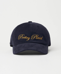 OURHOPE（アワーホープ）の「ポエトリー コーデュロイ ボールキャップ - ネイビー（キャップ）」