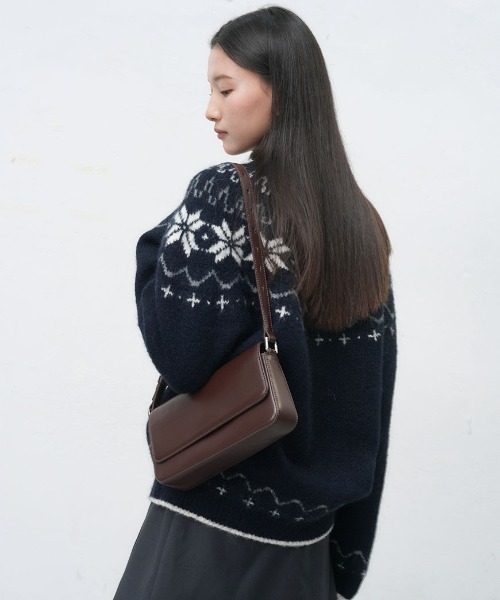 GENERAL IDEA(ジェネラルアイデア)の「【GENERAL IDEA】スクエアショルダーバッグ / 2-WAY SQUARE SHOULDER BAG 2WAY(ショルダーバッグ・レディース・ブラック/ブラウン・FREE)」の9枚目の写真