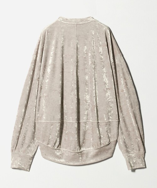 ASTRAET(アストラット)の「<ASTRAET>ベロア スソジップ クルーネックカットソー(Tシャツ/カットソー・レディース・ライトグレー/ダークグレー・FREE)」の19枚目の写真