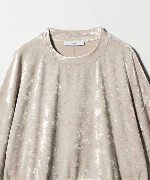 ASTRAET(アストラット)の「<ASTRAET>ベロア スソジップ クルーネックカットソー(Tシャツ/カットソー・レディース・ライトグレー/ダークグレー・FREE)」の20枚目の写真
