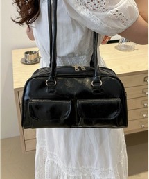 SHEPP | 【26年春新作】ダブルポケットミニボストンバッグ(ボストンバッグ)