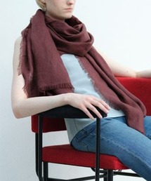 ASAUCE MELER（アソースメレ）の「【ASAUCE MELER】オーガニックリネンドライキャンバスストール Ⅲ AM26S-ST80（ストール/ショール）」