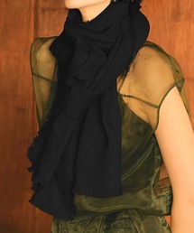 ASAUCE MELER（アソースメレ）の「【ASAUCE MELER】オーガニックリネンドライキャンバスストール Ⅲ AM26S-ST80（ストール/ショール）」