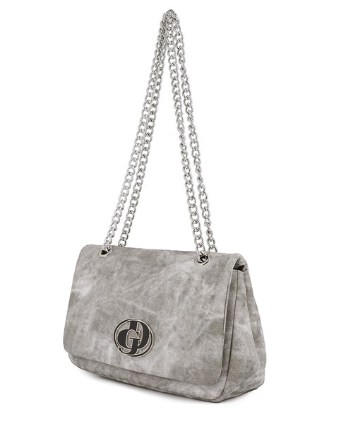 GYDA（ジェイダ）の「GYDA(ジェイダ)チェーンショルダーバッグ GY-B427 ビッグメタル（ショルダーバッグ・レディース・アイボリー/グレー/ブルー・FREE）」の16枚目の写真