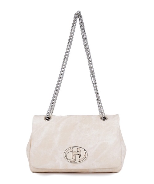 GYDA（ジェイダ）の「GYDA(ジェイダ)チェーンショルダーバッグ GY-B427 ビッグメタル（ショルダーバッグ・レディース・アイボリー/グレー/ブルー・FREE）」の10枚目の写真