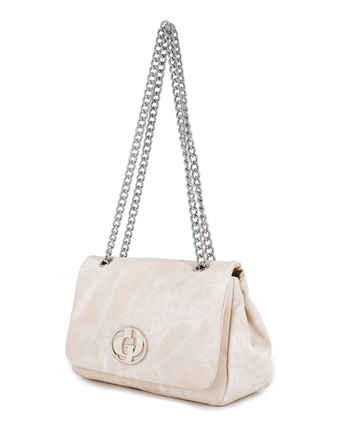 GYDA（ジェイダ）の「GYDA(ジェイダ)チェーンショルダーバッグ GY-B427 ビッグメタル（ショルダーバッグ・レディース・アイボリー/グレー/ブルー・FREE）」の11枚目の写真