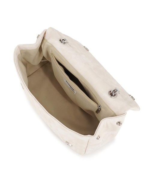 GYDA（ジェイダ）の「GYDA(ジェイダ)チェーンショルダーバッグ GY-B427 ビッグメタル（ショルダーバッグ・レディース・アイボリー/グレー/ブルー・FREE）」の14枚目の写真