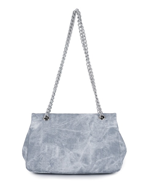 GYDA（ジェイダ）の「GYDA(ジェイダ)チェーンショルダーバッグ GY-B427 ビッグメタル（ショルダーバッグ・レディース・アイボリー/グレー/ブルー・FREE）」の7枚目の写真