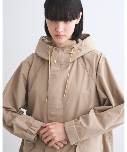 Traditional Weatherwear(トラディショナルウェザーウェア)の「SELSEY(ステンカラーコート・レディース・ブラック/ベージュ系・34/32)」の3枚目の写真