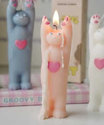 Vini（ヴィニ）の「猫のばんざい キャンドル / Cat Candle（キャンドル）」
