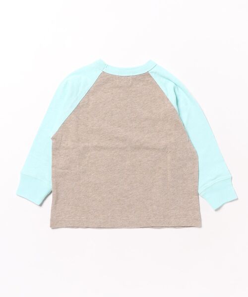 DENIM DUNGAREE（デニムダンガリー）の「NEVER Long Sleeve Tee（Tシャツ/カットソー・キッズ・ブラウン・105/115/125）」の2枚目の写真