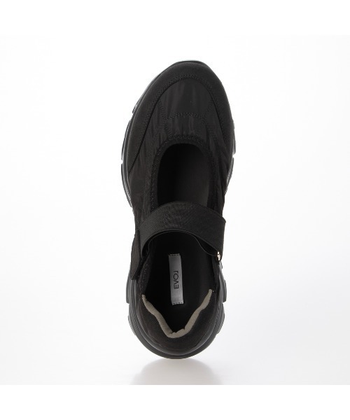 EVOL（イーボル）の「【S-LLサイズ展開・軽量】軽量厚底メリージェーンスニーカー JA5979（スニーカー・レディース・アイボリー/ブラック/ブラウン/シルバー・L/M/S/LL）」の18枚目の写真