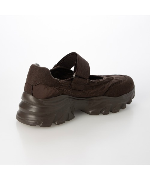 EVOL（イーボル）の「【S-LLサイズ展開・軽量】軽量厚底メリージェーンスニーカー JA5979（スニーカー・レディース・アイボリー/ブラック/ブラウン/シルバー・L/M/S/LL）」の22枚目の写真