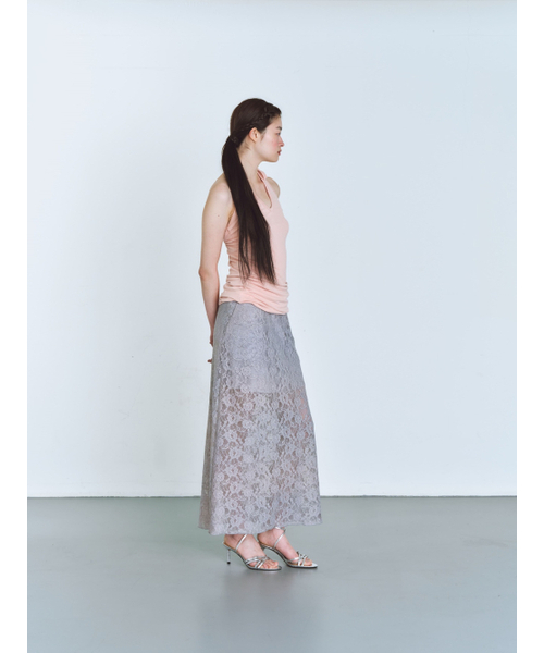 COLOCYNTH(コロシント)の「Persica Lace Long Skirt French Gray(スカート・レディース・その他・MEDIUM/SMALL)」の1枚目の写真