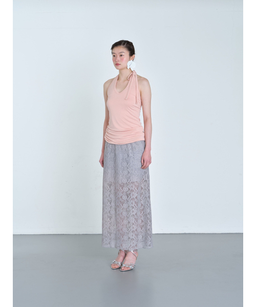 COLOCYNTH(コロシント)の「Persica Lace Long Skirt French Gray(スカート・レディース・その他・MEDIUM/SMALL)」の4枚目の写真