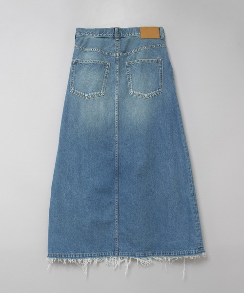 RNA-N（アールエヌエーエヌ）の「G1104 デニムロングスカート（デニムスカート・レディース・ライトインディゴブルー・FREE）」の6枚目の写真