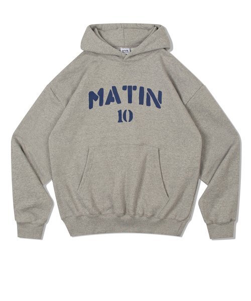 DE GRAND MATIN(ディグランドマーティン)の「V.HEAVY HOOD SWEAT MATIN_MELANGE GRAY(パーカー・メンズ・その他・FREE)」の3枚目の写真