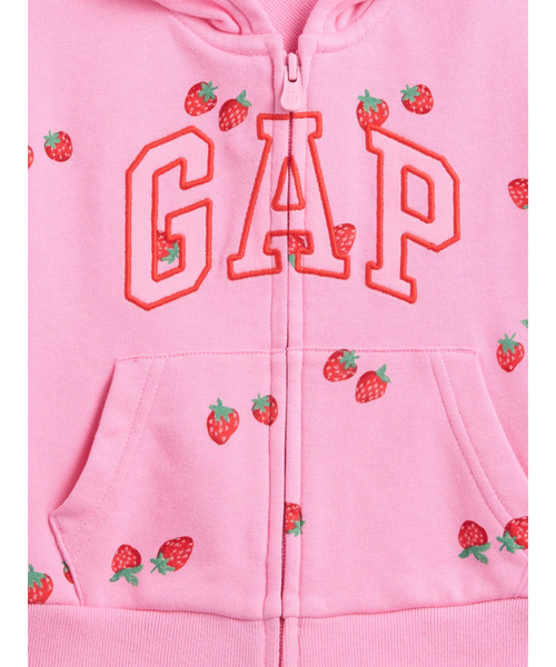 GAP（ギャップ）の「babyGap リラックスフィット GAPロゴ フレンチテリー ジップアップパーカー（パーカー・キッズ・ピンク/ラベンダー・110cm/100cm/95cm/90cm/80ｃｍ/70cm/105cm）」の7枚目の写真