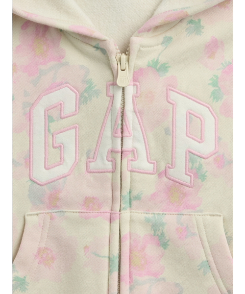 GAP（ギャップ）の「babyGap リラックスフィット GAPロゴ フレンチテリー ジップアップパーカー（パーカー・キッズ・ピンク/ラベンダー・110cm/100cm/95cm/90cm/80ｃｍ/70cm/105cm）」の8枚目の写真