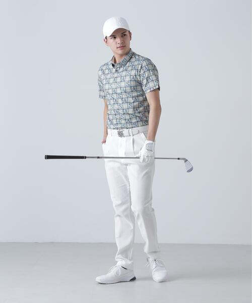 St ANDREWS(セントアンドリュース)の「【St ANDREWS】サッカージオメトリックジャガードパンツ (MENS)(その他パンツ・メンズ・ホワイト/ネイビー・L/S/LL1/LL/M)」の5枚目の写真