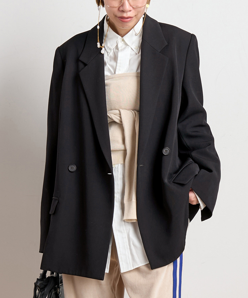 EVERYDAY I LIKE.(エヴリディアイライク)の「*Essential ジャケット(テーラードジャケット・レディース・ブラック・38/36)」の5枚目の写真