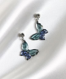 Zoule（ゾーラ）の「Zoule ゾーラ：HARU:ME シリーズ　Haru－9　蝶　チョウ　シールピアス　イヤリング(貼るピアス)（イヤリング）」