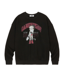 CNVS（ベティ ブープ）の「アルキン×ベティブーム江陵サーフィンスウェットシャツ_ブラック（スウェット）」