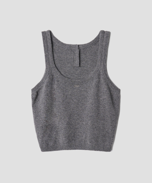 TTUDEMENT(トュードメント)の「TWO-WAY KNIT BUSTIER CHARCOAL(ニット/セーター・レディース・その他・FREE)」の2枚目の写真