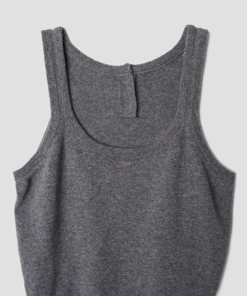 TTUDEMENT(トュードメント)の「TWO-WAY KNIT BUSTIER CHARCOAL(ニット/セーター・レディース・その他・FREE)」の4枚目の写真