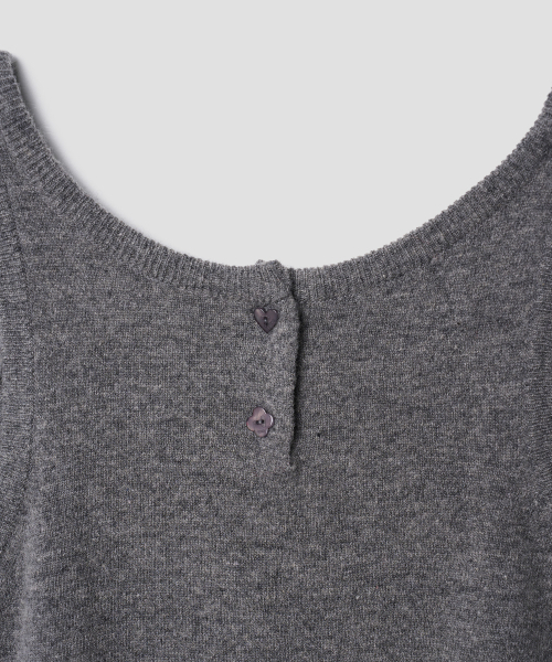 TTUDEMENT(トュードメント)の「TWO-WAY KNIT BUSTIER CHARCOAL(ニット/セーター・レディース・その他・FREE)」の7枚目の写真