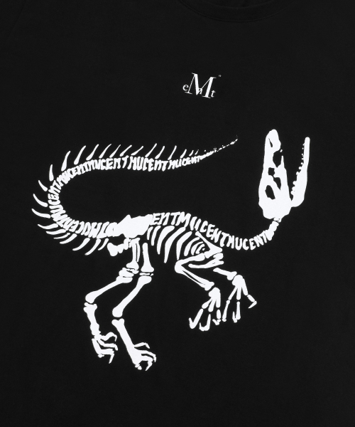 MUCENT(ムセント)の「ダイノプリンティング半袖Tシャツ(Tシャツ/カットソー・レディース・ブラック・XL/M/L)」の3枚目の写真